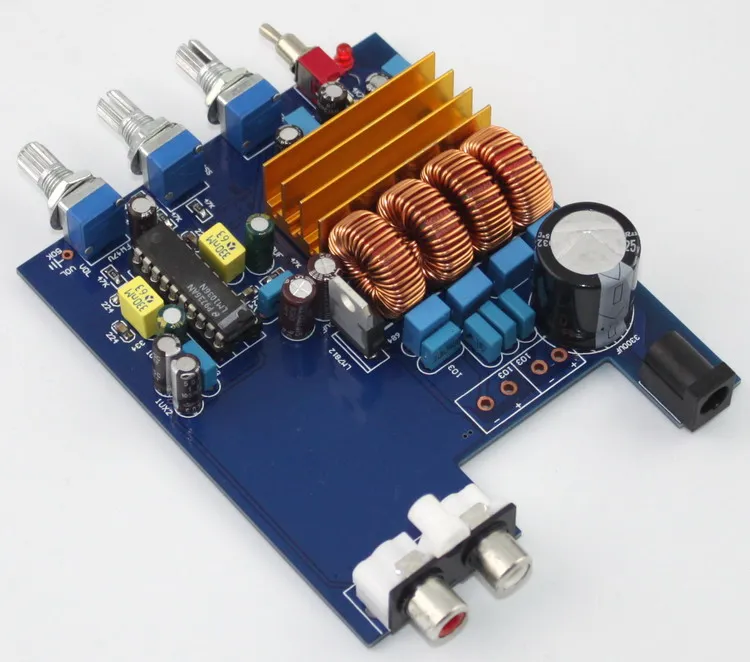 KYYSLB 2*50 Вт TPA3116 + LM1036 tone плата цифрового усилителя мощности оригинальная 20 Гц до кГц