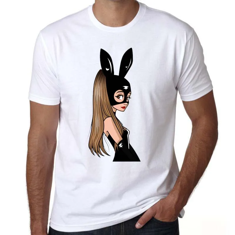 2017 Alisister пикантные Ariana Grande футболка принт белый женские и мужские футболки Модная