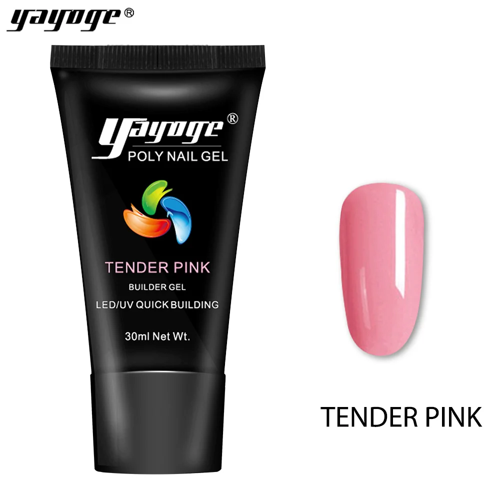 TP 30ml poly gel Yayoge, набор гелей для быстрого строительства, Гель-лак для наращивания ногтей, полигель, набор для нейл-арта, для наращивания ногтей, раствор для скольжения - Цвет: TP 30ml poly gel