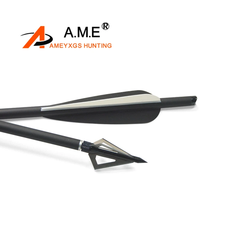 

Archery Crossbow With Blade Arrowhead Arrow 22 Inch Arrow Crossbow Bolt OD 8.8mm Mix Carbon Arrow Practice For Shooting c