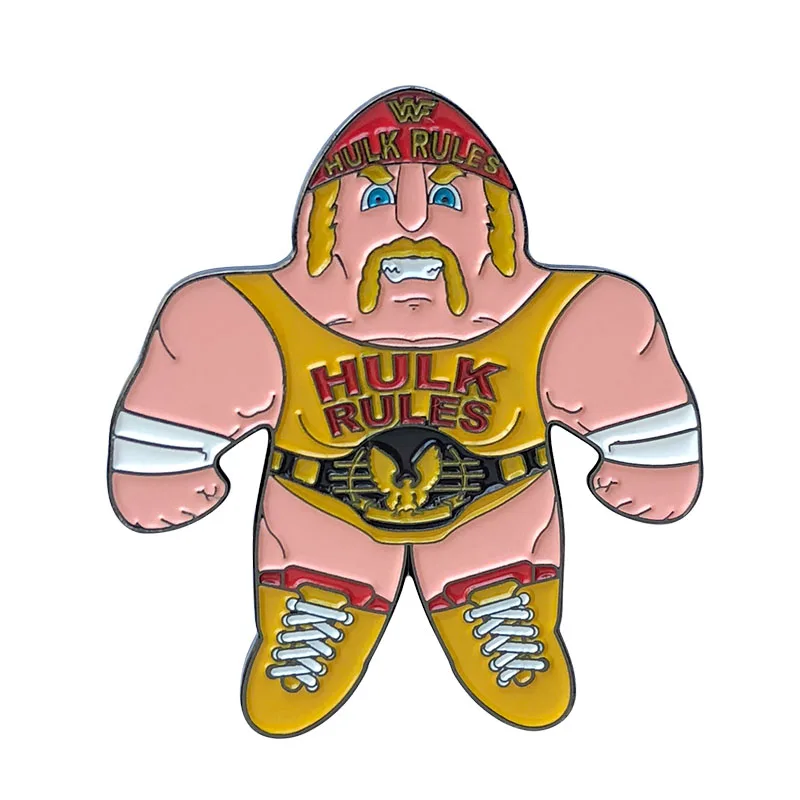 Эмалированный значок Халк Хоган WWE Wrestling