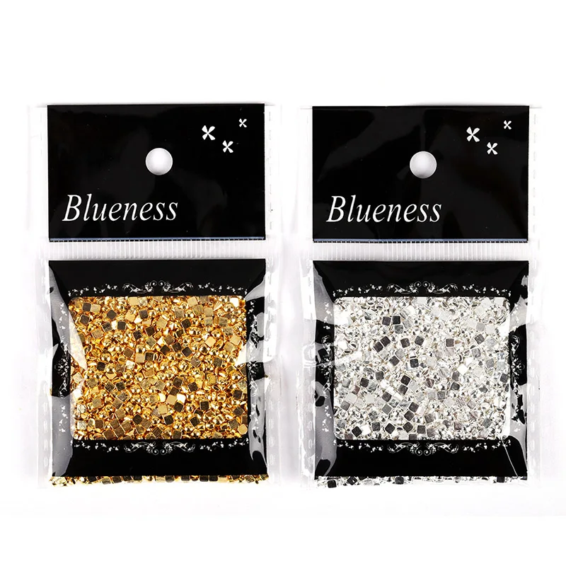 1 упаковка Золотое и серебряное квадратное основание цельный полукруг красота 3D