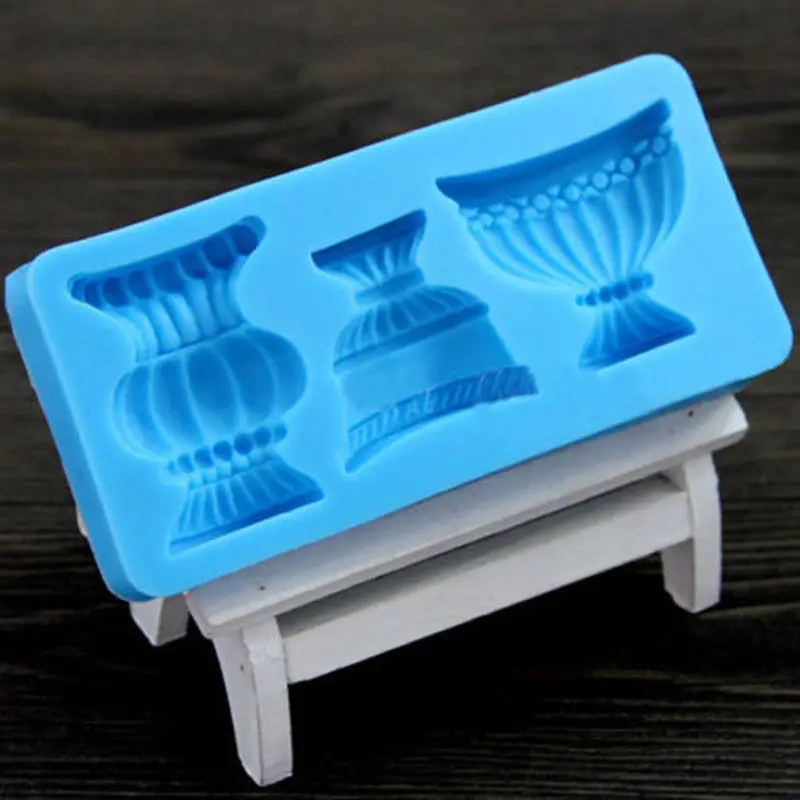 3D винтажная силиконовая форма для помадки выпечки шоколадного мыла