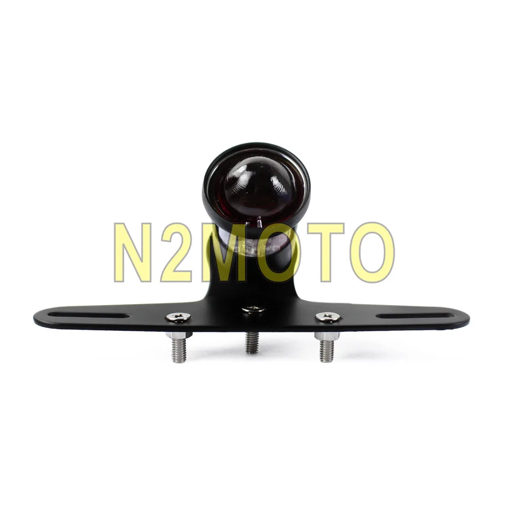 Мотоцикл 12В светодиодный задний фонарь стоп сигнал номерной знак лампа