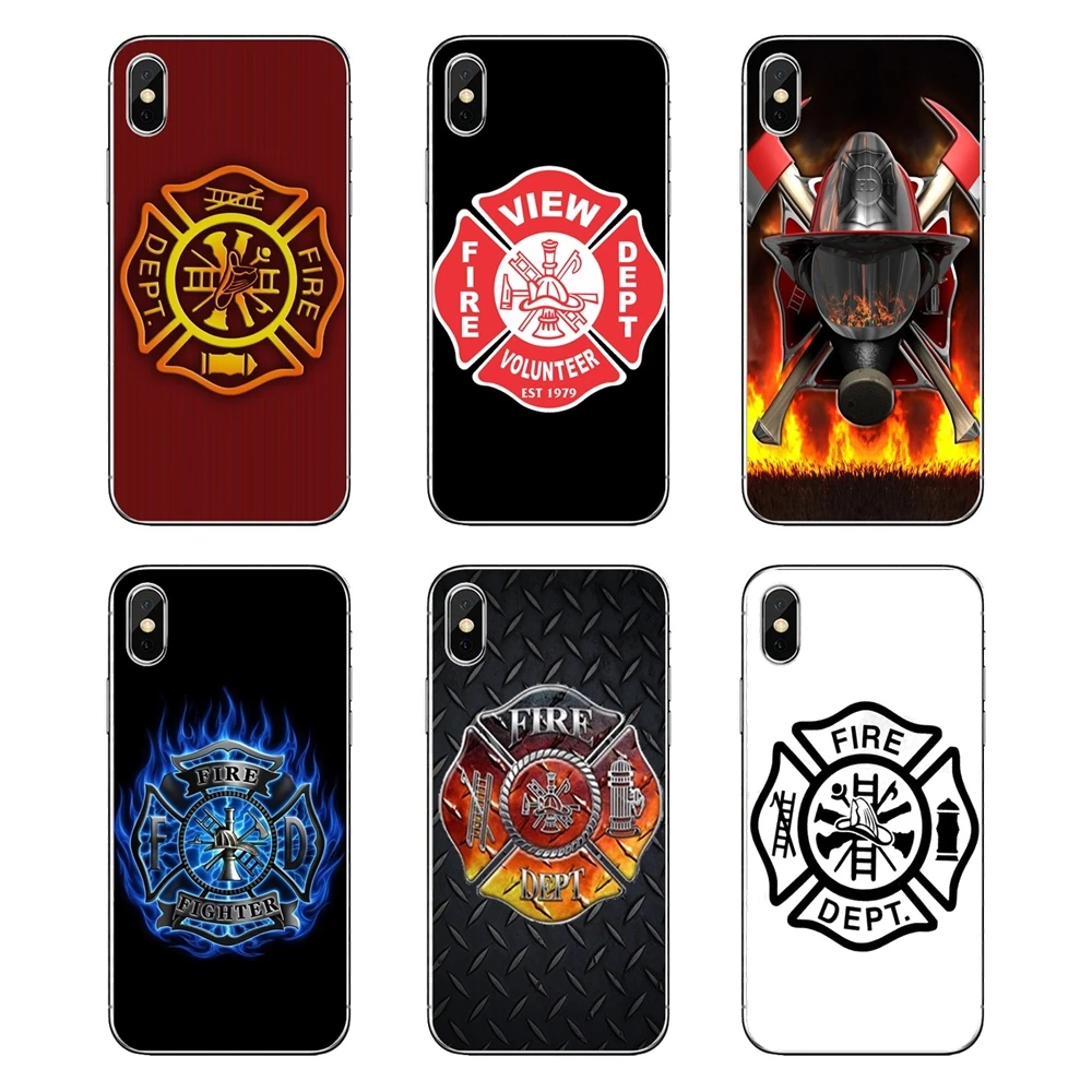 Силиконовый чехол пожарный отдел FD логотип шлем пламя для Xiaomi Redmi 4X S2 3S Note 3 4 5 6 6A Por