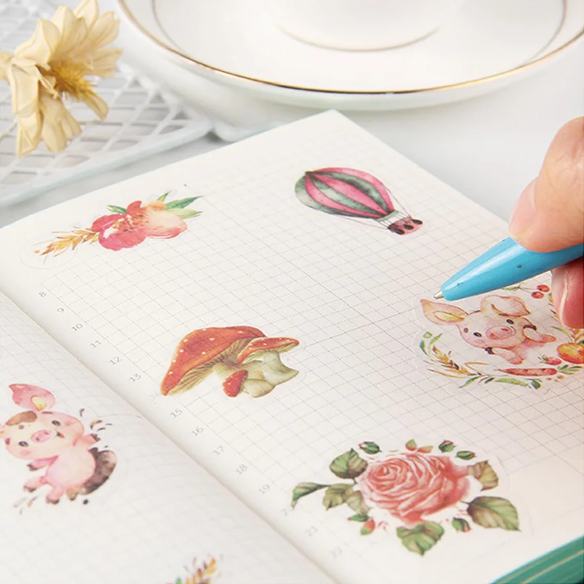 40 шт./упак. звездного неба города серии креативный милый карман DIY декоративный