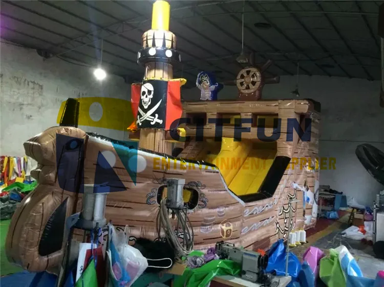 Индивидуальный размер надувной игровой пиратский корабль CIT IB002|playground pirate ship|pirates