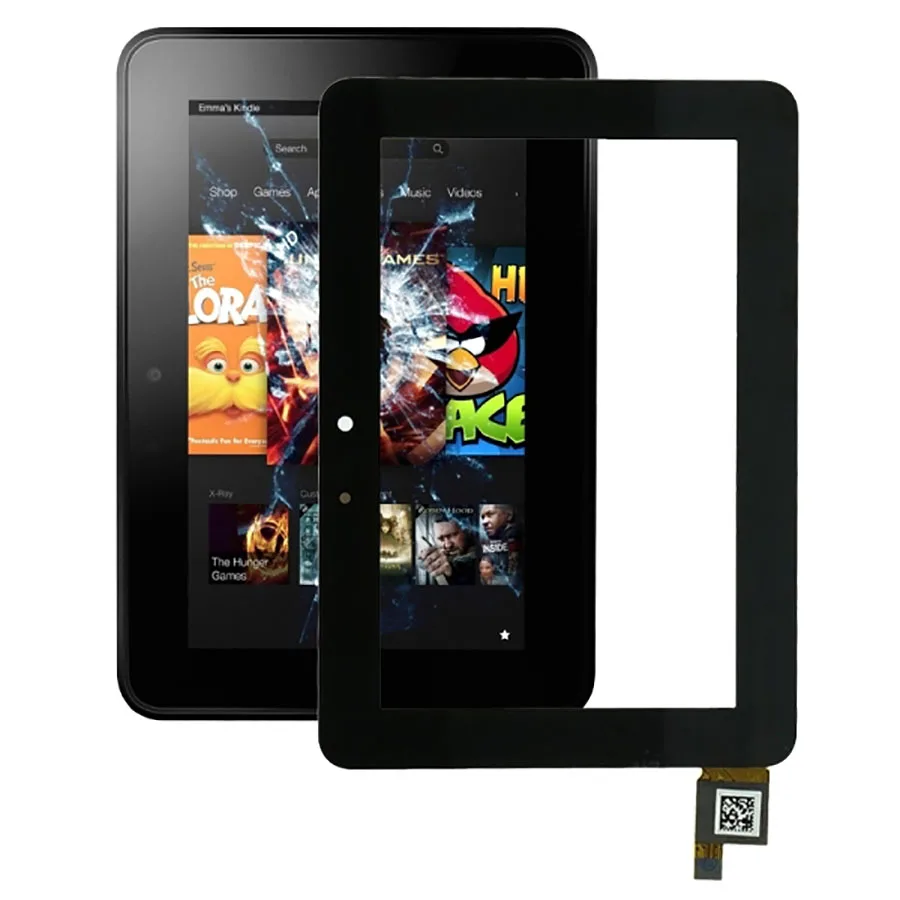 Замена сенсорной панели для Amazon Fire HD 7 (черный)|Сенсорные (тачскрин)| |