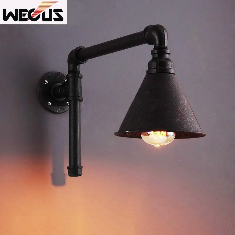 Винтажный настенный светильник в стиле ретро для прихожей коридора паба кафе|wall