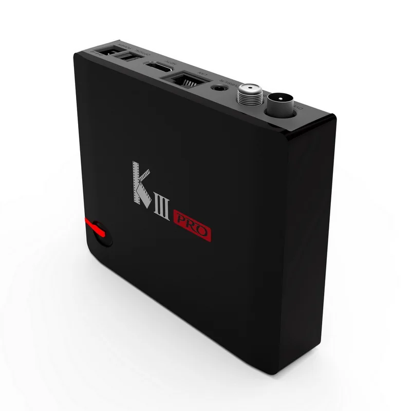 MECOOL KIII Pro Android ТВ приставка спутниковый ТВ приемник DVB S2 T2 DVB-C 3g 16G Amlogic S912 4K 3D медиаплеер AC Wifi 1000M LAN