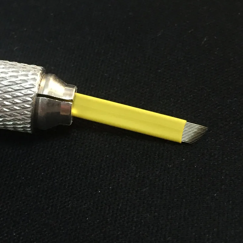 

150 шт., иглы для перманентного макияжа бровей, 0,20 мм, 12, 14, 16, 18, 21 пин