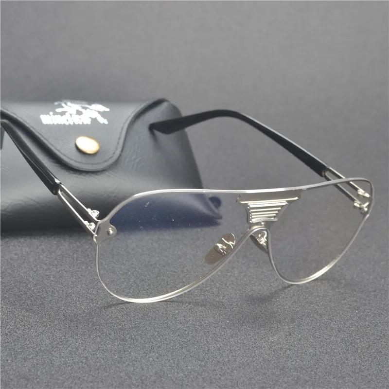 MINCL/ 2017 Новинка прозрачные очки для мужчин Роскошные брендовые солнцезащитные