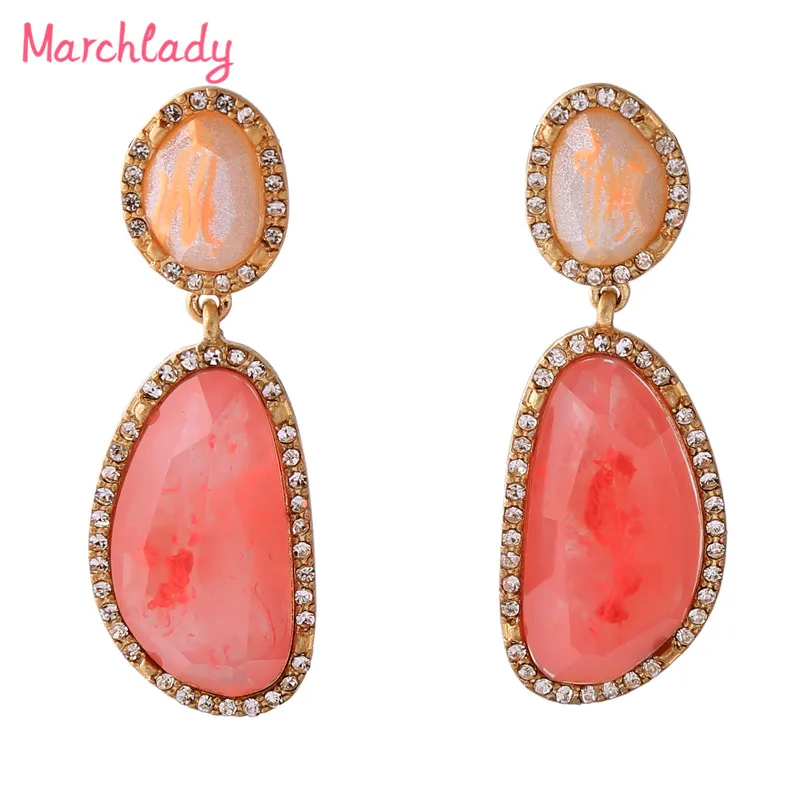 Pendientes Colgantes де Mujer Moda нерегулярные текстуры кулон серьги Модные Украшения Женские