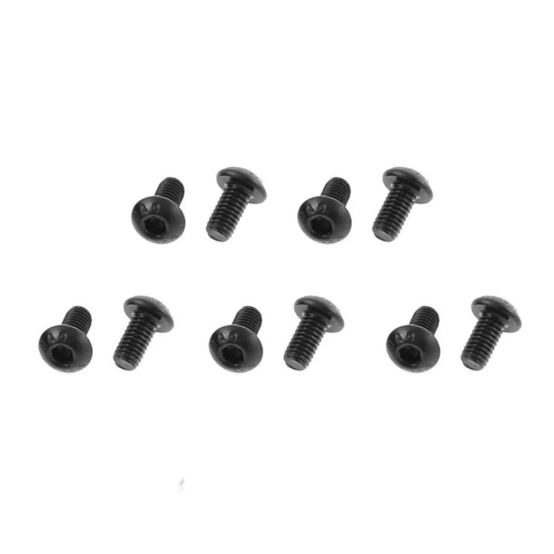 M3x6mm нить с полукруглой головкой с шестигранной головкой колпачковый винт с внутренним шестигранником болт 100 шт