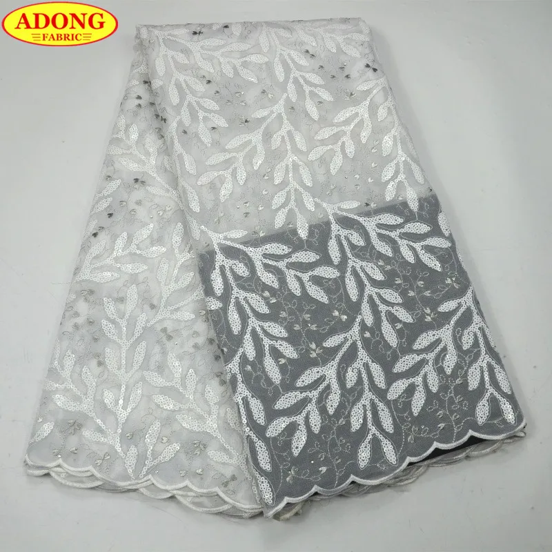 ADONG 2018 розовый вуаль Африки кружевной ткани чистая ткань тюль кружевная с