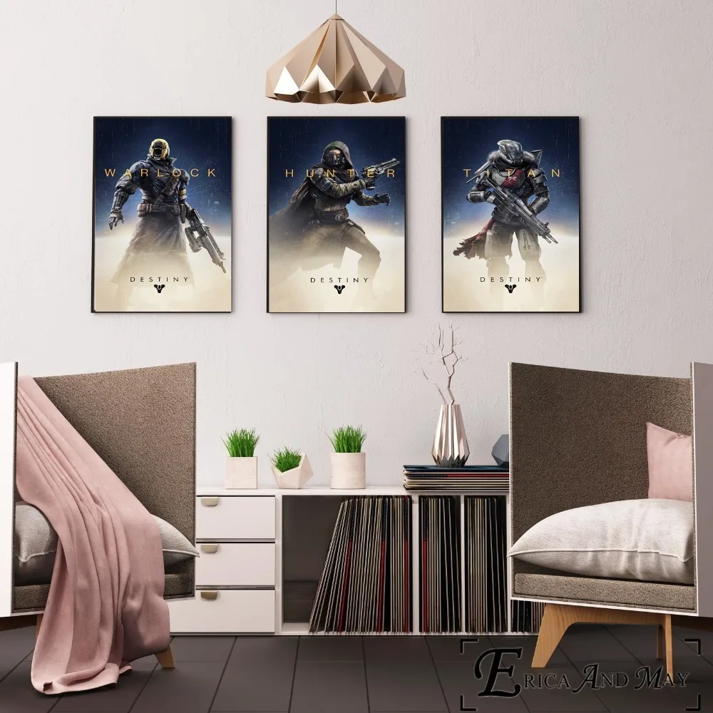 

Destiny Video Game Figures Posters and Prints Wall art Decorative Picture Canvas Painting For Living Room Home Decor Unframed
