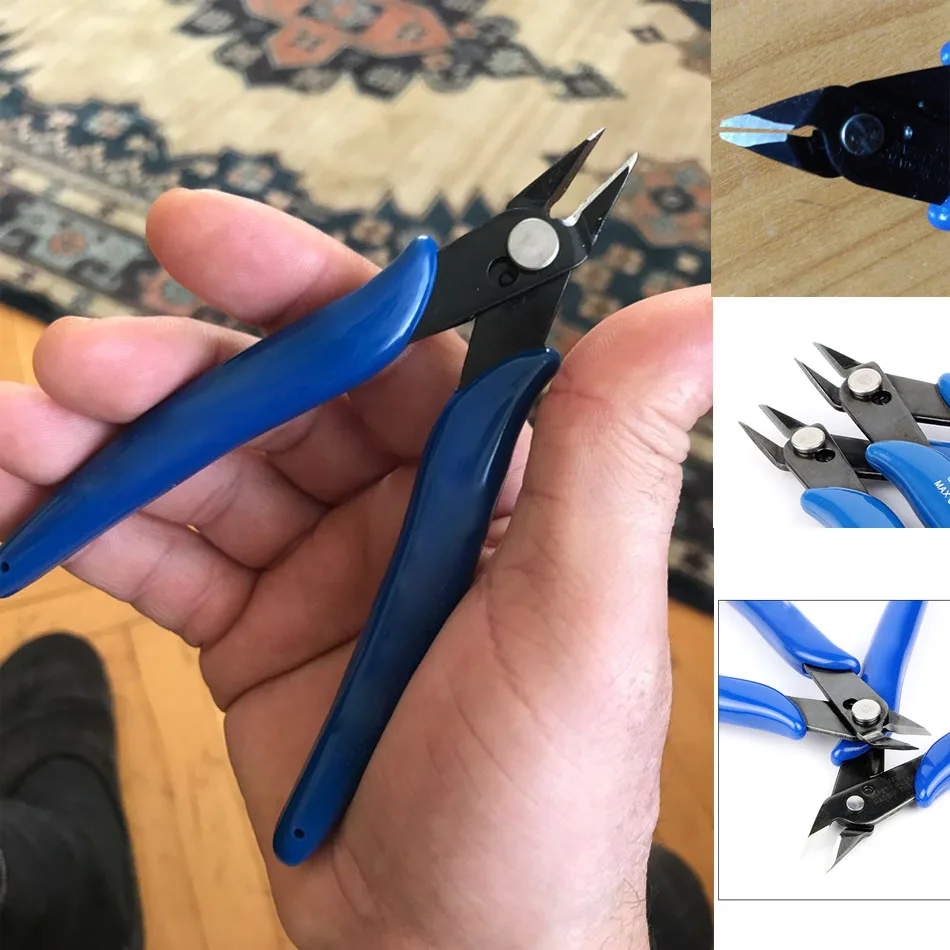 ZJCOSTOL кусачки плоскогубцы диагональные плоскогубцы ножницы DIY инструмент модель плоскогубцы мини диагональные кусачки многоцветный