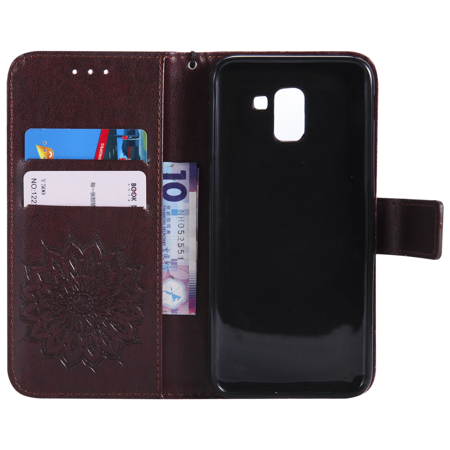 SsHhUu для Samsung Galaxy J3 J5 J7 J330 J530 J730 M10 M20 J6plus J8 J2COREWallet откидная крышка кожаный чехол