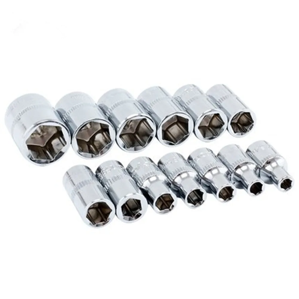 

10 pcs 1/4 Inch (6.3mm) Metric bits Female E Socket Set E5- E14 5MM -14MM