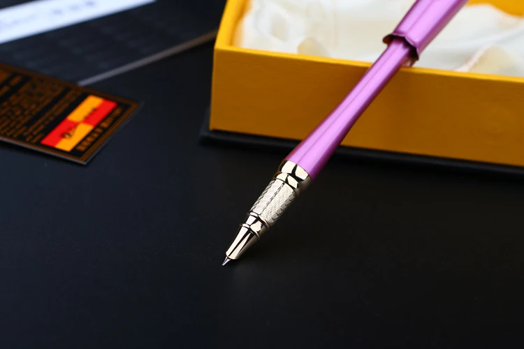 Перьевая ручка PICASSO 986 светильник Светло фиолетовым и золотым тонким