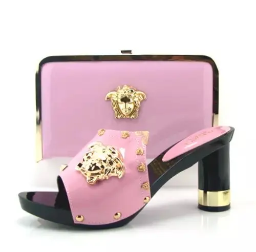 Верхний африканский обувь и соответствующие сумки с стразы италия дамы для ну