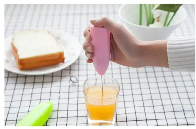 Household Automatic Mini Cream Whipper Coffee Shake Mixer Cute Electric Hand-held Blender Egg Beater Whisk Foamer Kitchen Tools | Дом и сад