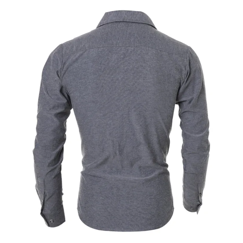 Men's new hot fashion the perfect grid splicing long-sleeved shirt personality cultivate one's morality leisure business | Мужская