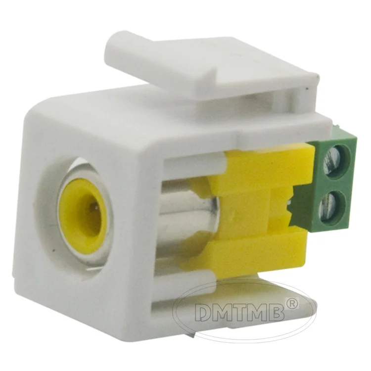 

Гнездовой разъем Keystone RCA с винтовым соединением