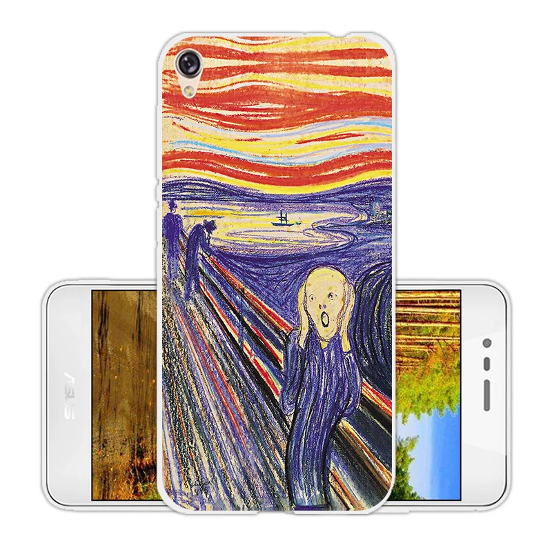 for Asus Zenfone live ZB501KL Luxury Soft Silicone Landscape Cover Cases Live Coque zb510 Funda |