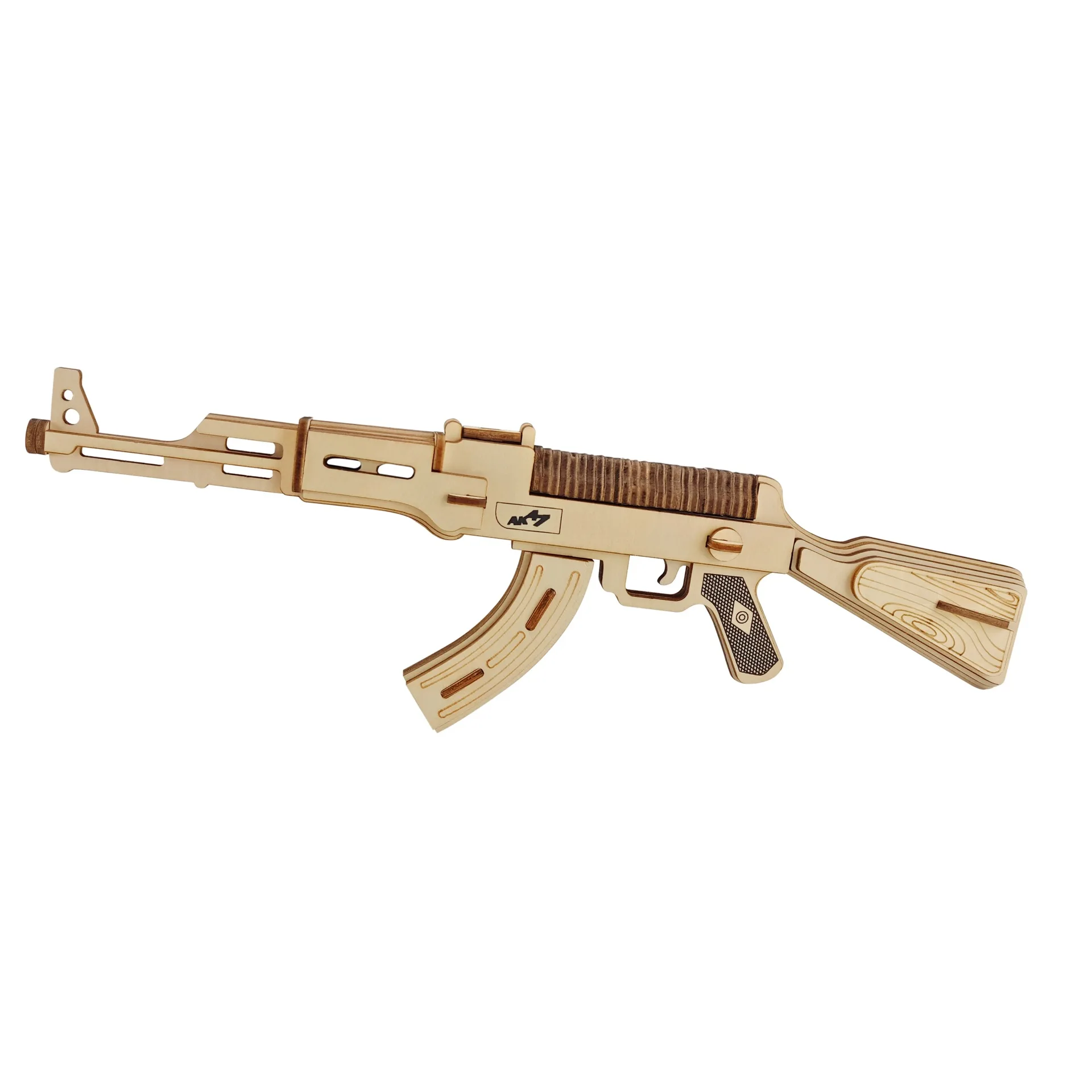 DIY AK47 модель пулемета 3d Трехмерная деревянная головоломка игрушечный пистолет для лазерной резки|Пазлы| |