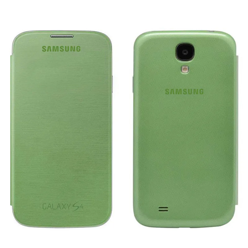 samsung S4 умный чехол с окошком обзора кожаный чехол для samsung Galaxy S4 i9500 i9505 защитный чехол-книжка в виде ракушки