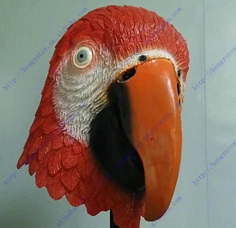 

realistic animal parrotmask bird Halloween party lifelike animals funny head