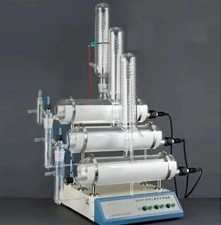 Кварцевый автоматический дистиллятор для чистой воды тройной дистилляции