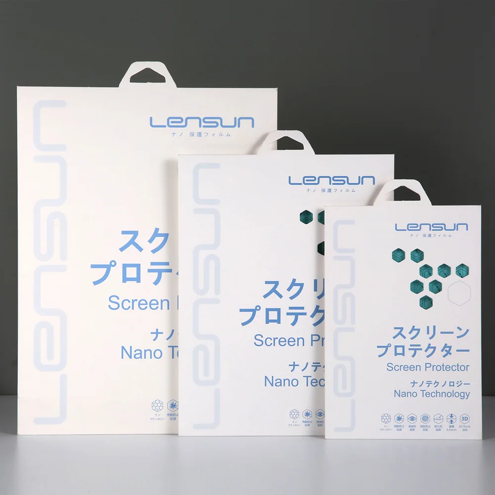 LENSUN нано технология Защитная пленка для iPad Mini 1 2 3 Защита экрана|screen protector|films for ipad