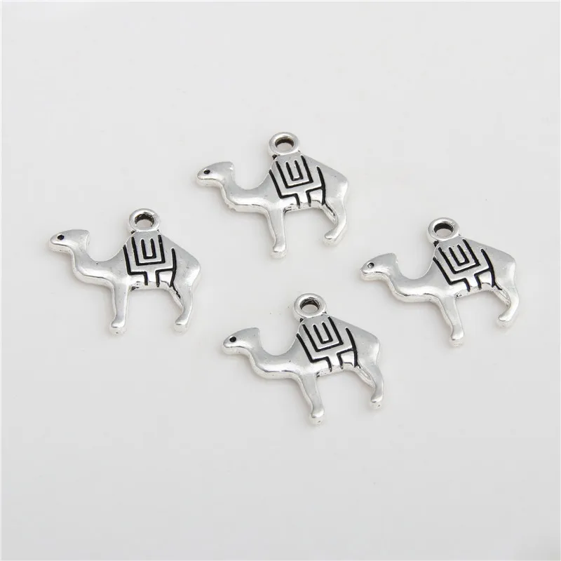 15 шт серебряный цвет Подвески верблюд подвески из цинкового сплава
