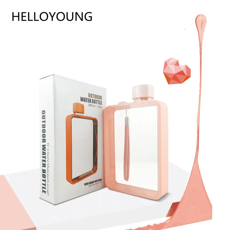 HELLOYOUNG A5 Тетрадь Бумага Тритан Пластик Материал бутылка для воды удобный