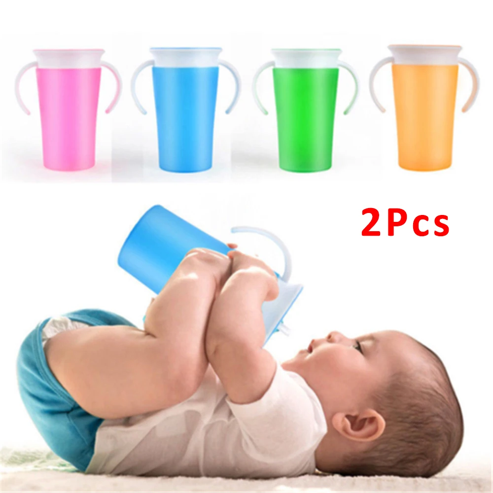 Питьевая Волшебная бутылка для воды Learn Drink Cup детский стакан-непроливайка безопасный силикон для кормления чашка для воды кружки с соломинкой tazas copo