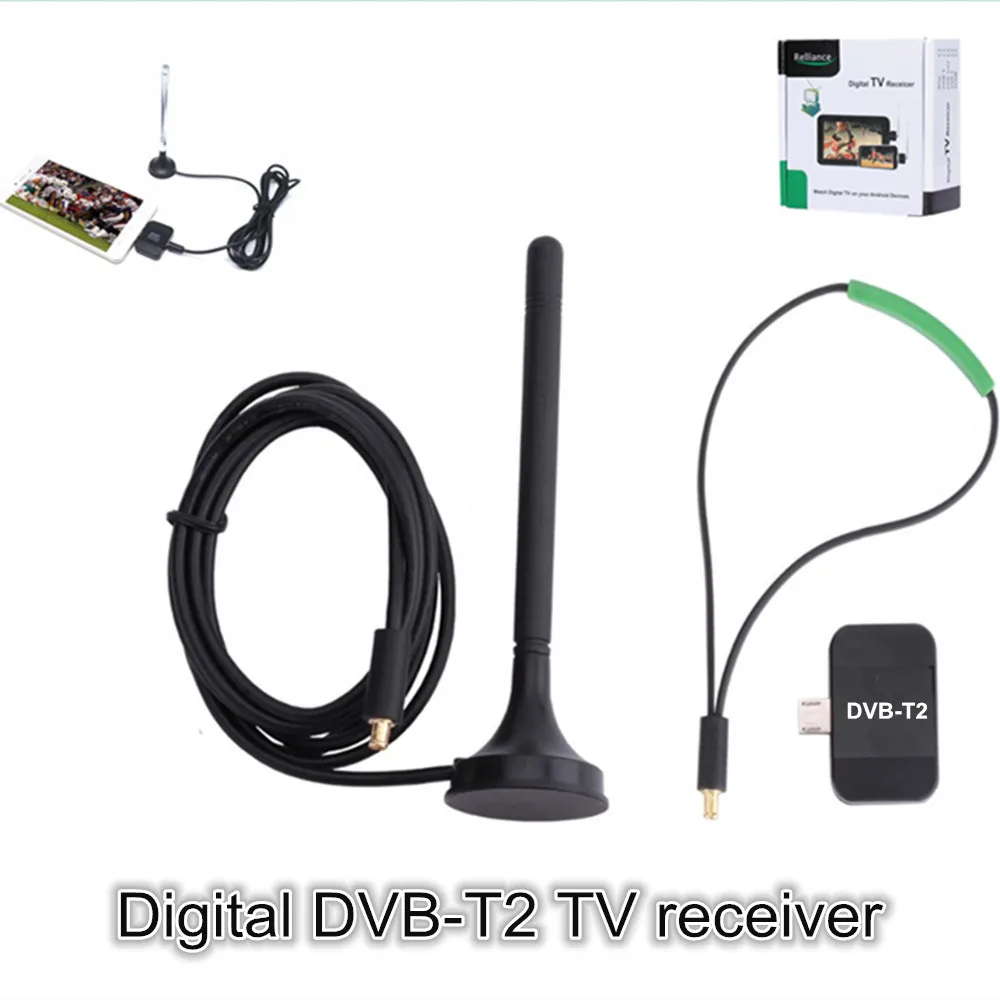 Цифровой ТВ ресивер тюнер Micro USB для телефонов Android или Pad с OTG DVB T2 T PAD HD приставка