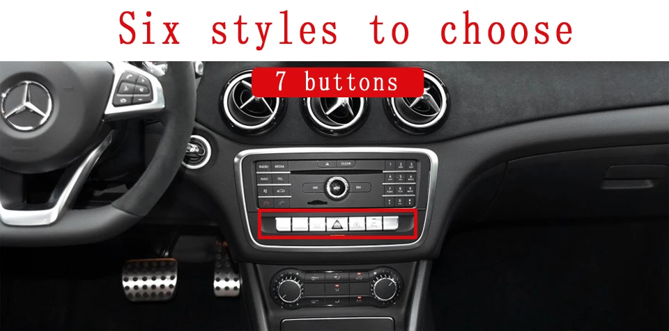 Для mercedes cla w117 mercedes cla amg mercedes gla x156 amg cla 200 аксессуары benz cla 250 gla amg CD панель управления отделка