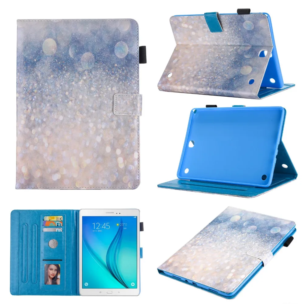 Чехол для Samsung Galaxy Tab A 9 7 T555 T550 T551 T555C P550 P555 + пленка ручка|Чехлы планшетов и