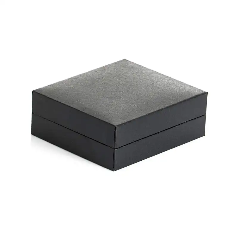 Черная кожаная коробка для запонок Gemelos витрины ювелирных изделий 2 шт набор