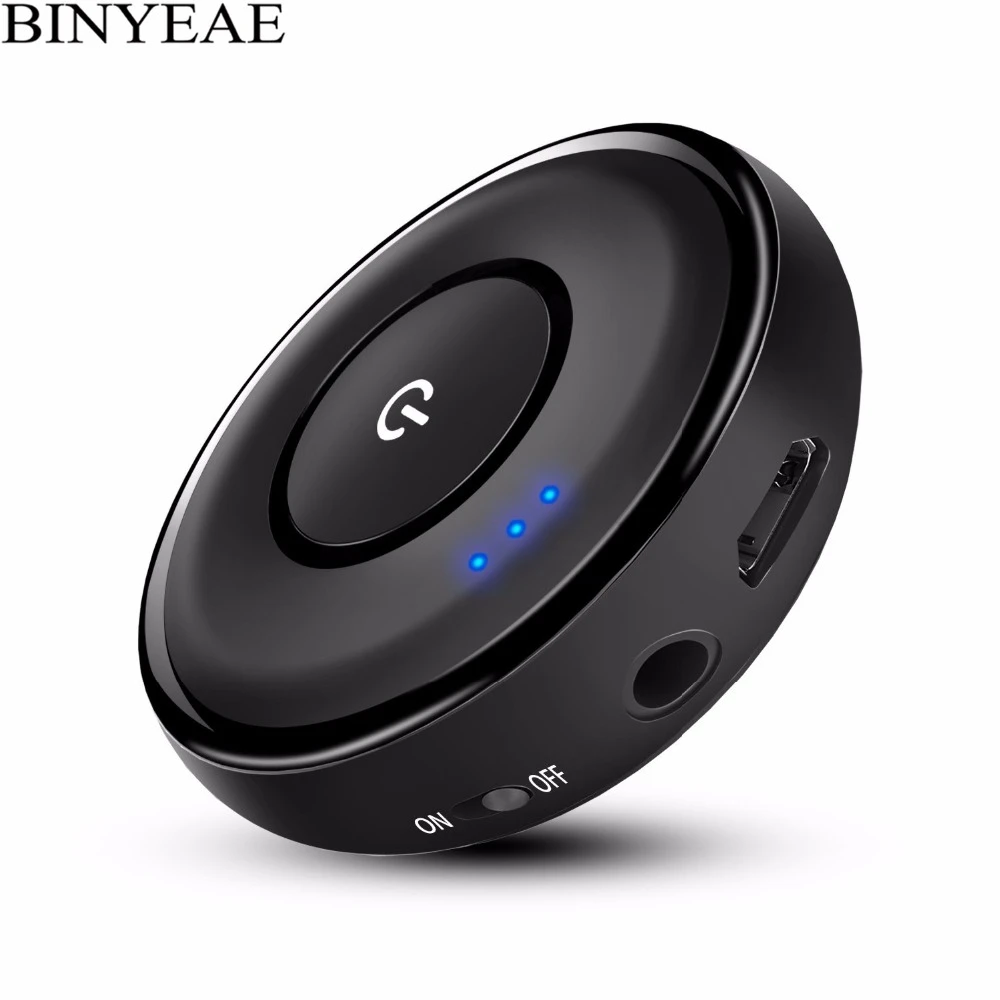 Bluetooth 4,1 Aux 3,5 мм автомобильный комплект громкой связи беспроводной A2DP стерео музыкальный Ресивер Мини аудио адаптер для домашней автомобильной акустической системы