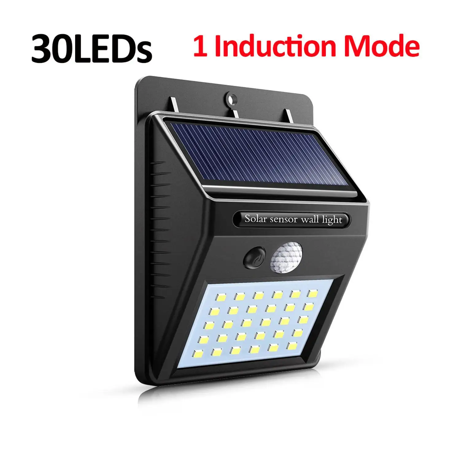 30LEDS 1Mode Наружные настенные лампы на солнечной батарее, садовый светильник, PIR датчик движения, светодиодный, водонепроницаемый, IP65 focos solares, светодиодный, para, наружный, Envio Gratis luces - Испускаемый цвет: 30LEDS 1Mode