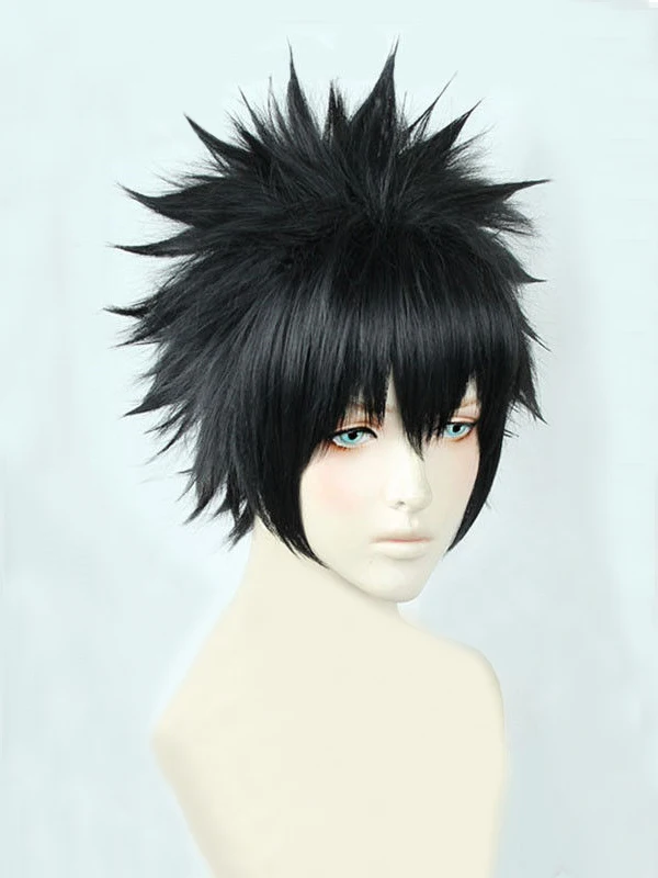 Костюм для косплея My Hero Academia Boku no Hiro Akademia Dabi короткий термостойкий черный парик +