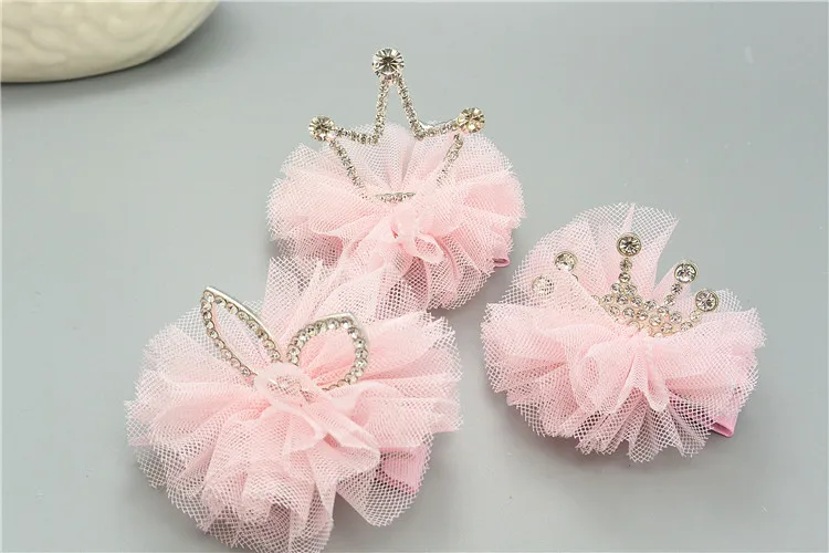 1 шт. модные милые девушки корона принцесса зажим для волос кружева Rhineston блестящая Звезда повязка на голову шпильки Заколки головные уборы аксессуары для волос