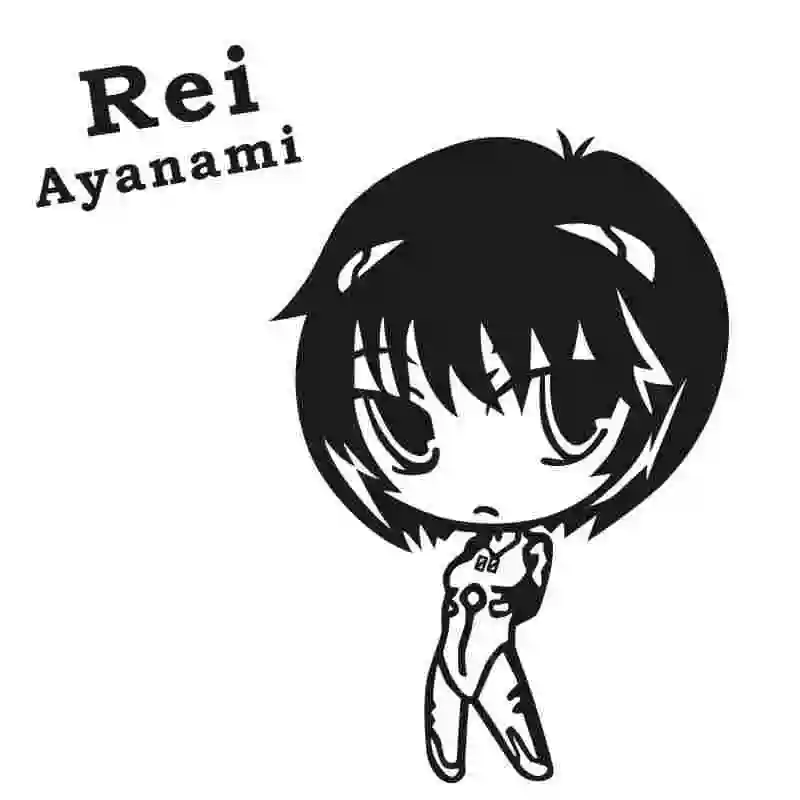Эва стикер аниме мультфильм REI наклейка на машину виниловые наклейки стену Декор