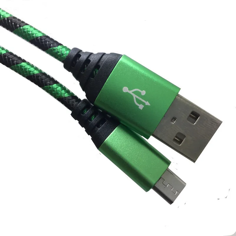 Нейлоновый USB зарядный кабель для Samsung Galaxy J4 plus J6 J7 J8 2018 M10 Micro Для Huawei P Smart Y6 Y7 Prime