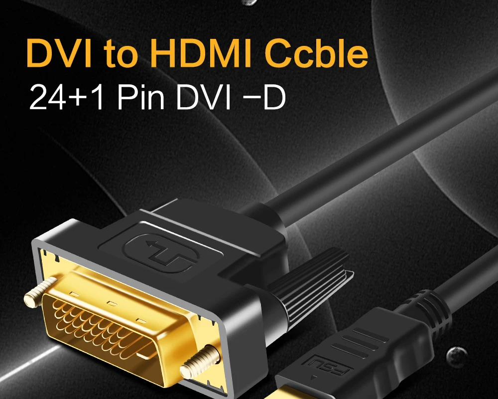 1080p Высокоскоростной HDMI дви кабель DVI-D hdmi Соединительный кабель 24+ 1 контактный адаптер 1 м 2 м 3 м 5 м для LCD DVD HDTV xbox PS3