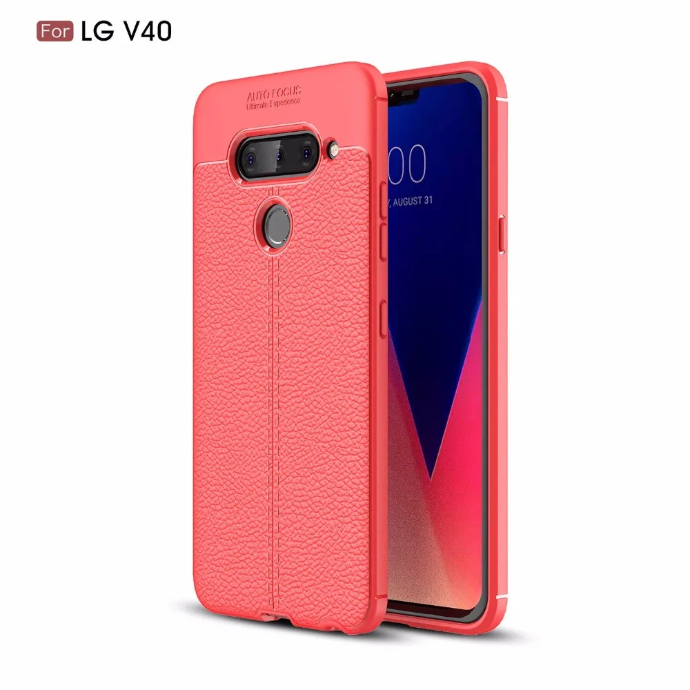 Для LG V30 чехол V35 кожаный силиконовый для телефона V40 V50 G7 G8 ThinQ прочный бампер