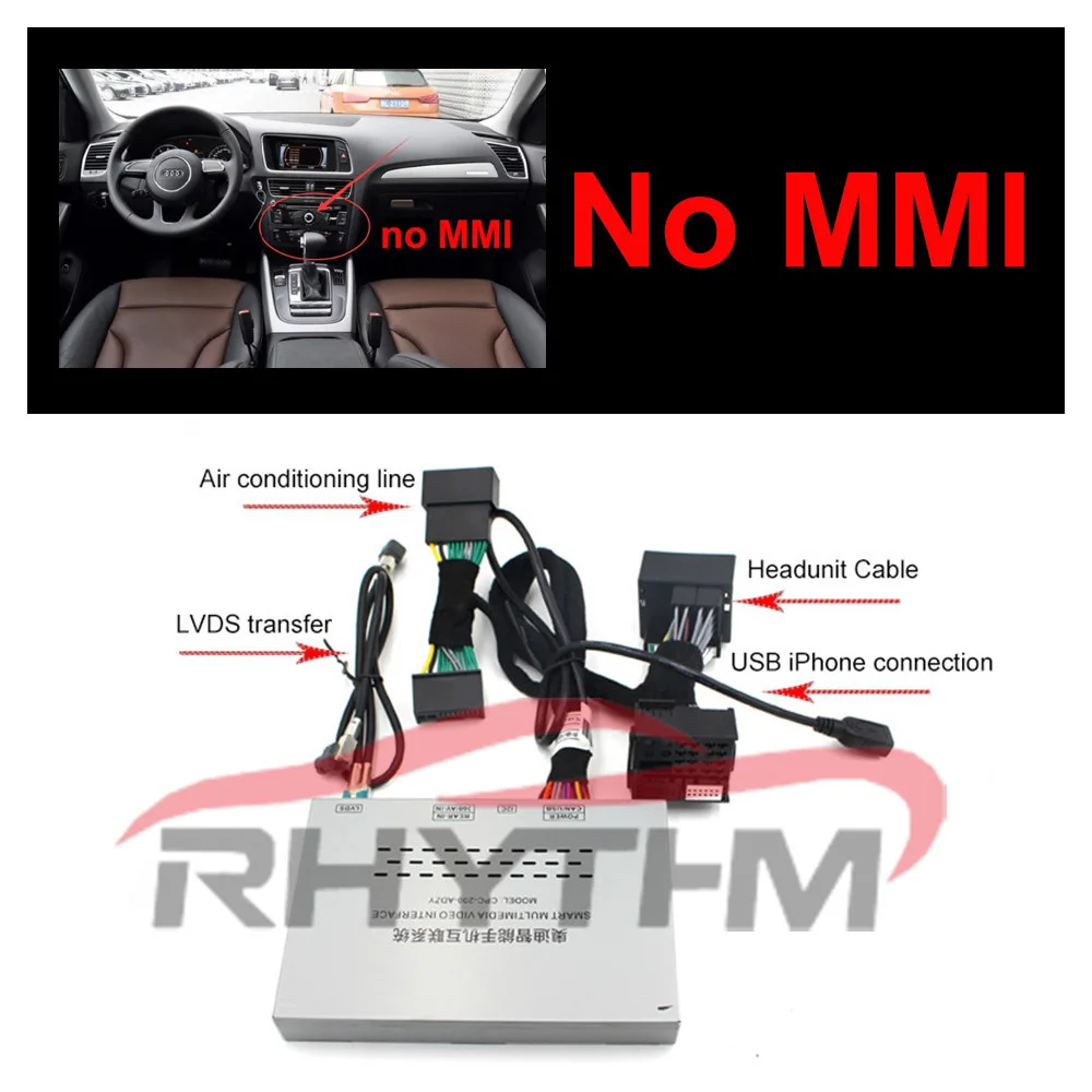 Carplay Box для Audi A4 A6 A5 B9 Q5 оригинальный экран обновление системы MMI видеоинтерфейс